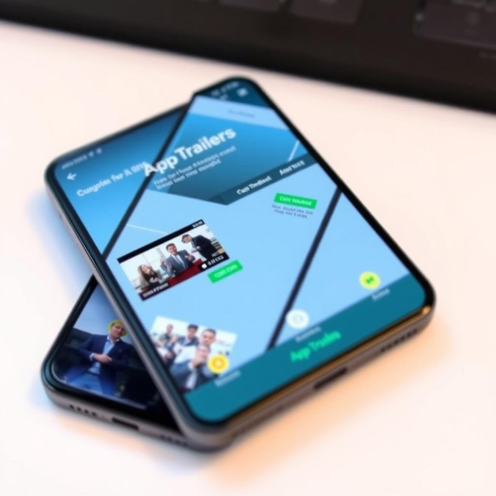 App AppTrailers su smartphone