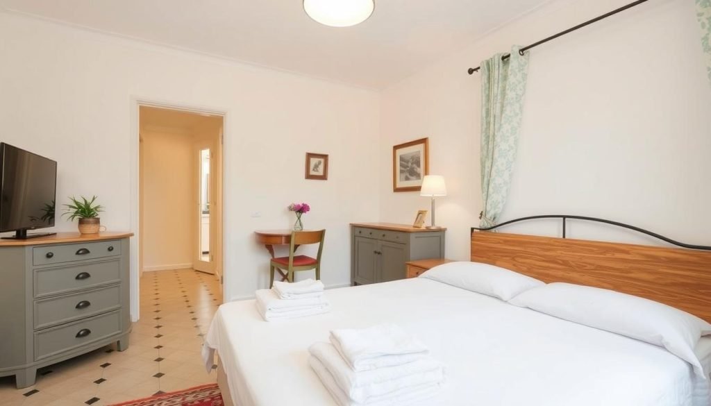 Appartamento italiano preparato per l'affitto su piattaforme come Airbnb