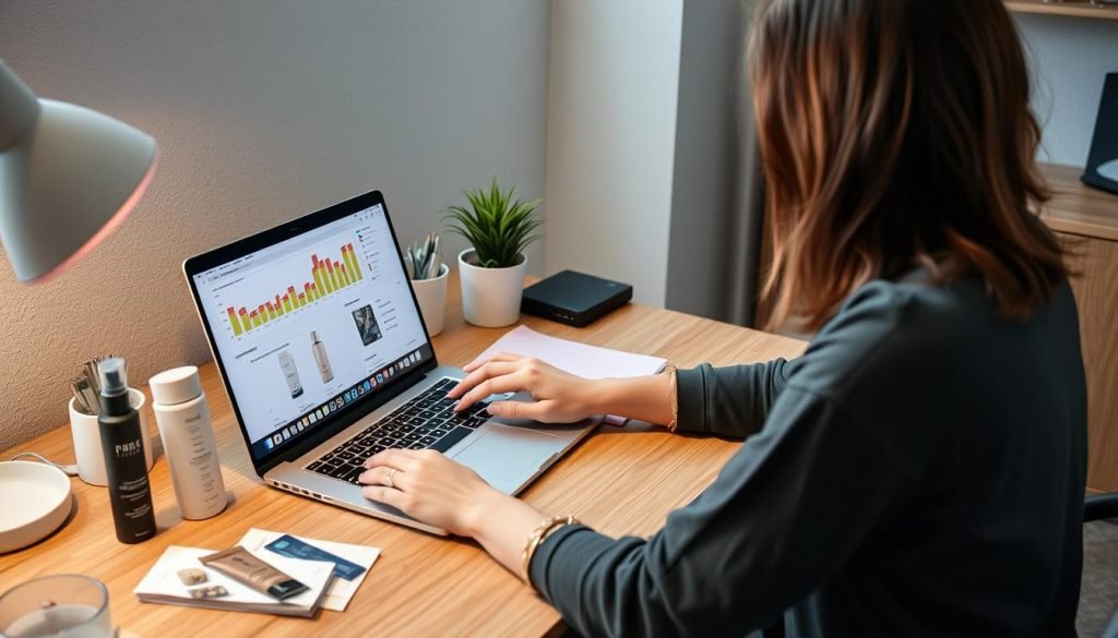 Blogger italiano che lavora al marketing di affiliazione