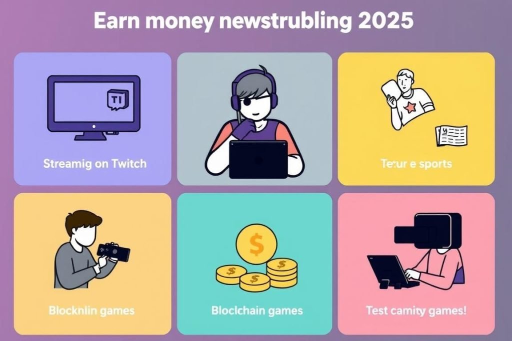 Diverse modalità di guadagno attraverso il gaming nel 2025