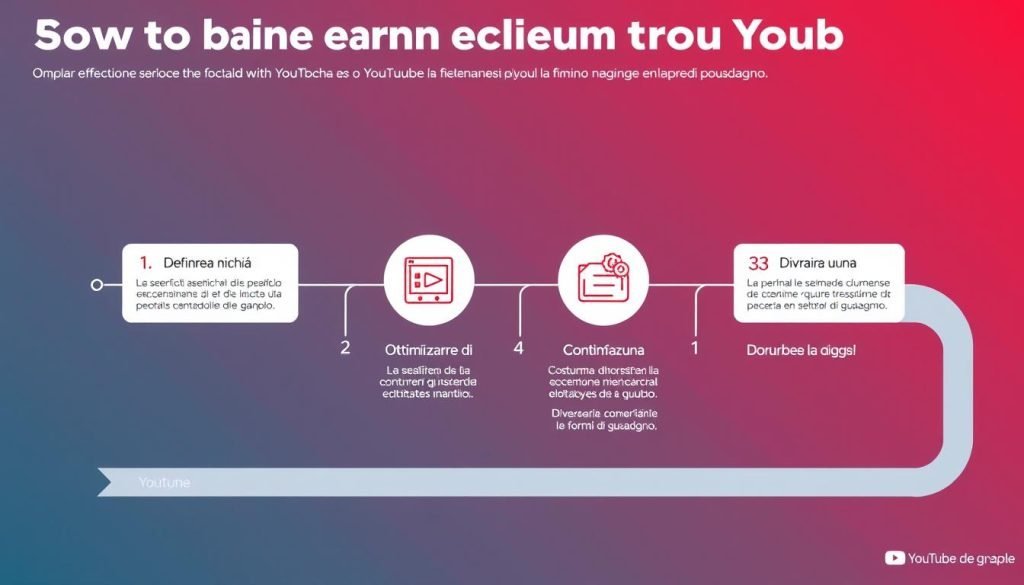 Piano d'azione in 5 passi per iniziare a guadagnare da YouTube