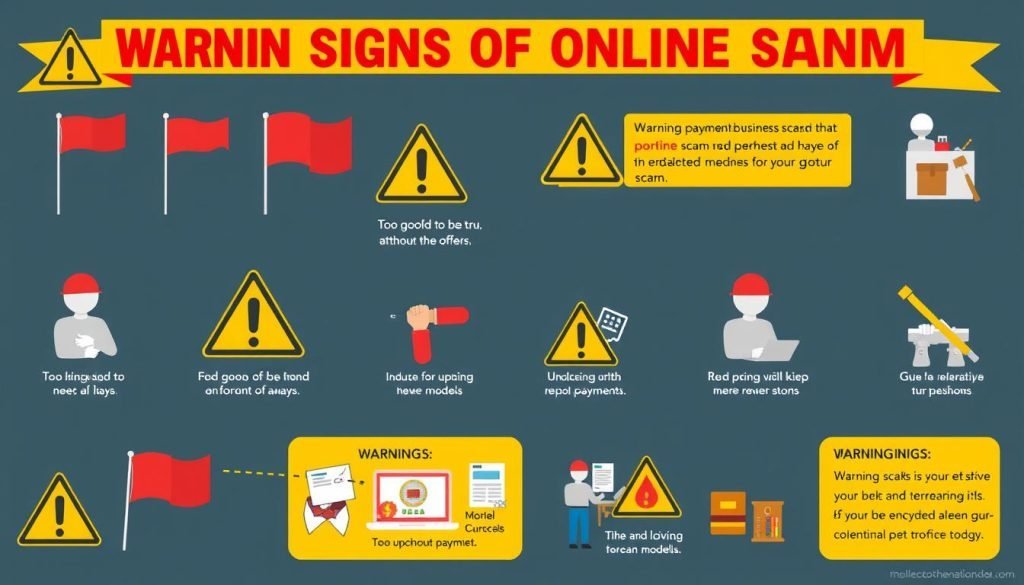 Segnali di allarme per truffe online