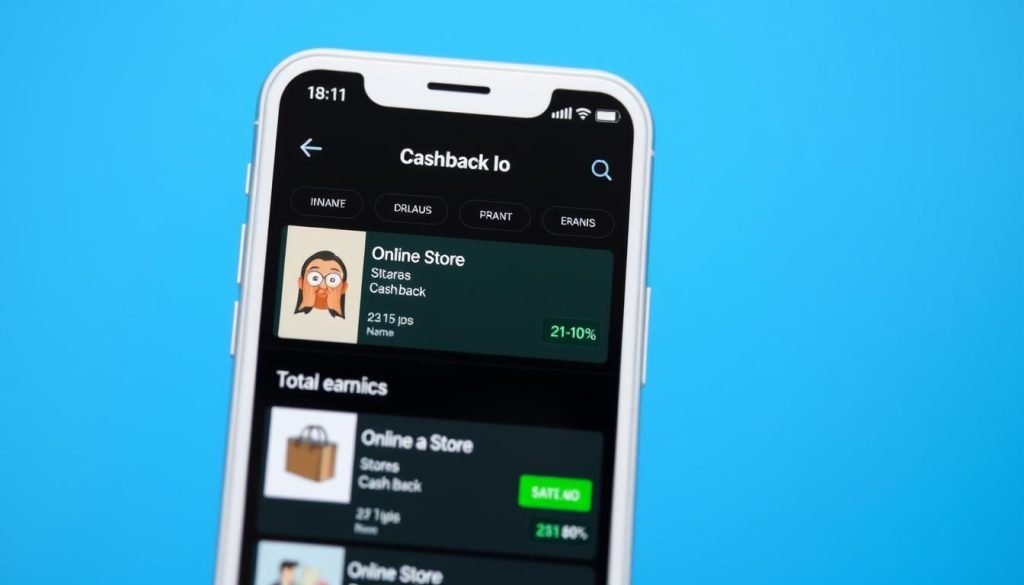App di cashback che mostrano percentuali di rimborso su acquisti online