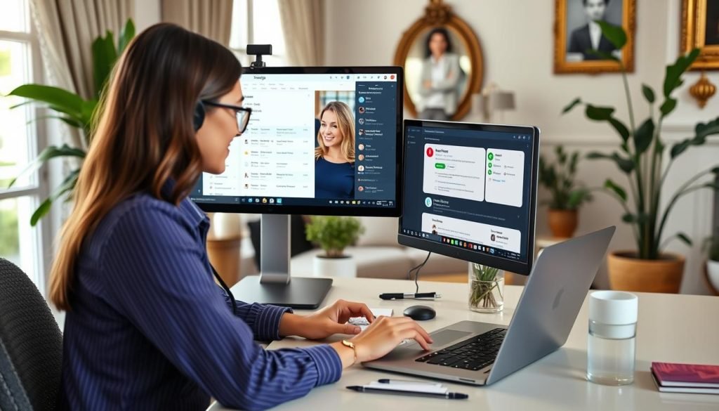 Assistente virtuale che lavora da remoto per guadagnare online subito