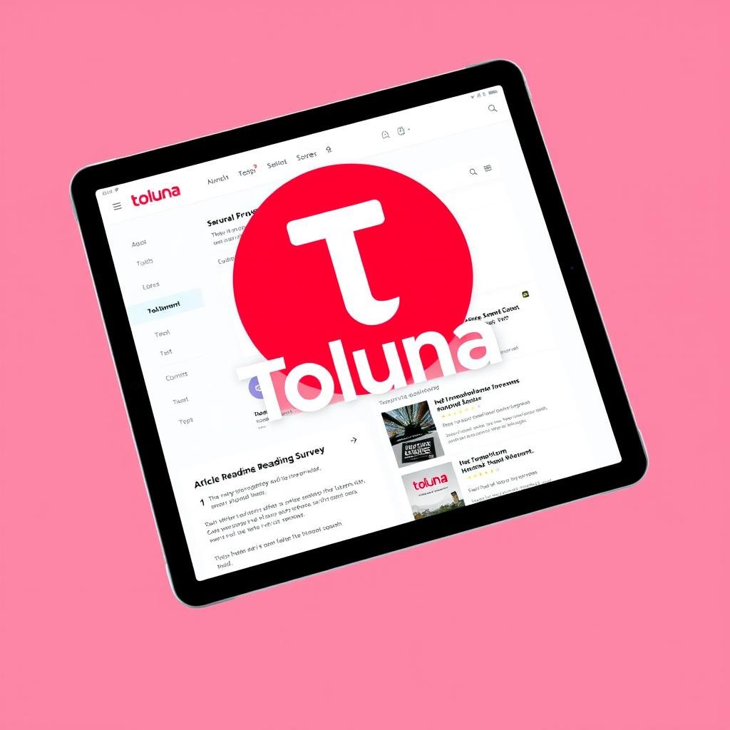 Logo di Toluna, piattaforma per sondaggi e lettura articoli