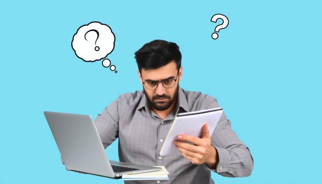 Persona che analizza offerte di lavoro online