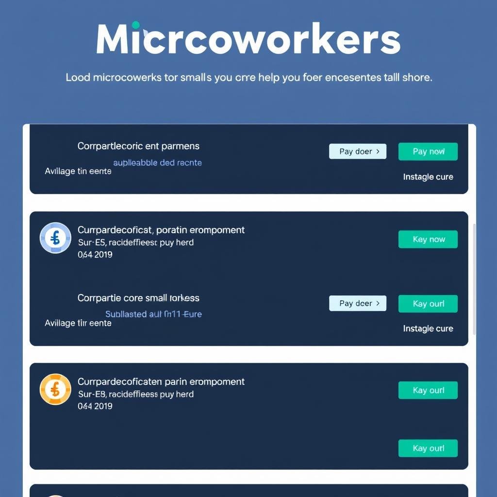 Piattaforma Microworkers con esempi di micro-lavori disponibili per guadagnare 1 euro al giorno Piattaforma Microworkers con esempi di micro-lavori disponibili per guadagnare 1 euro al giorno