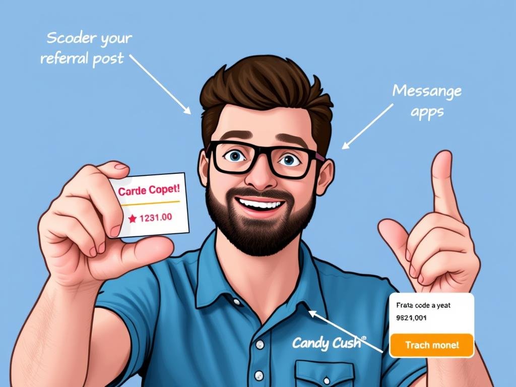 Strategie per promuovere il proprio codice referral di Candy Crush