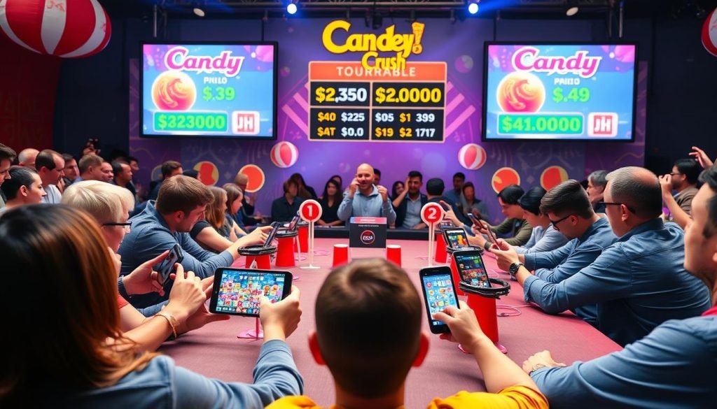 Torneo competitivo di Candy Crush con premi in denaro